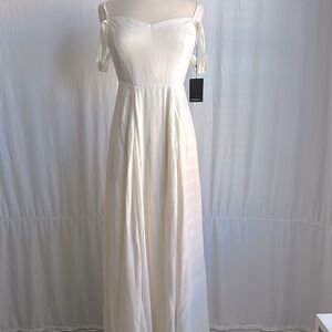 Poppy Reformation Ivory Dress